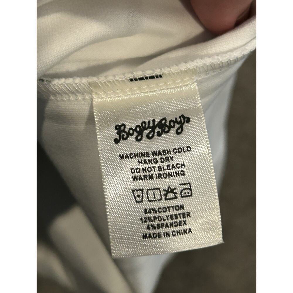 Bogey Boys Long sleeve Green Yellow Polo Offset‎ Check Men's Size Small - Picture 4 of 5